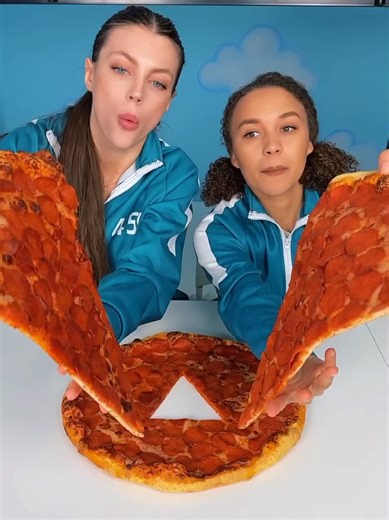 Epic Pizza Challenge Inspired by Squid Game