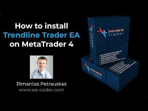 Trendline Trader MT4 EA installation on MetaTrader 4