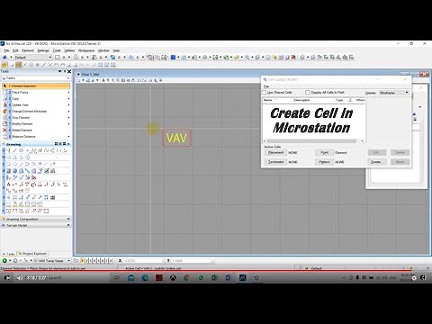 Create Cell in Microstation