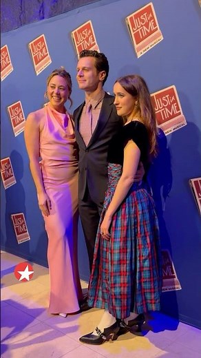 Jonathan Groff, Erika Henningsen, Gracie Lawrence & JUST IN TIME Broadway company on gala night