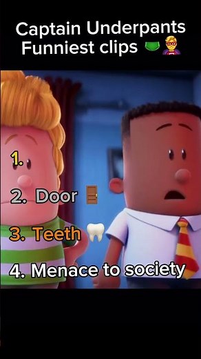 Captain underpants funniest moments 🤪🦸‍♂️ #funny #captainunderpants #memes