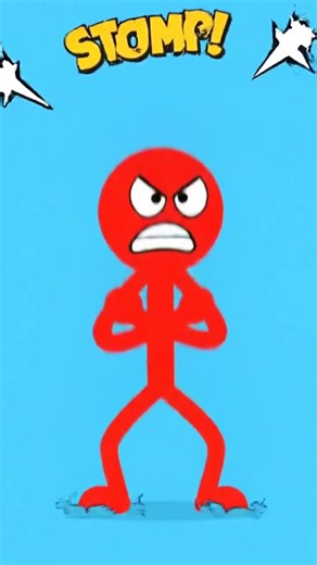 Angry Stickman Stomp! 😡 When Frustration Hits Hard!