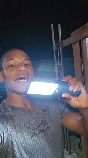 Luminária Solar Parede 108 COB Carregar LED Luz Branco #luzsolar #refletorsolar #luminariasolar