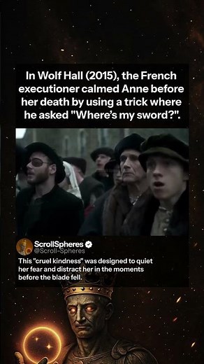 Why the executioner asked "Where’s my sword?" in Wolf Hall (2015)