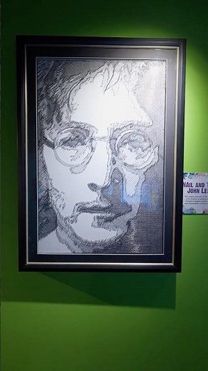 This Portrait is Made Out of Thread.