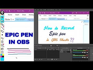 Record Epic pen in OBS studio