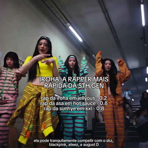 iroha, a best rapper da 5th gen 😝 #iroha #illit #rap #jellyous