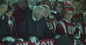 Former UW-Madison Band Director appears at book signing