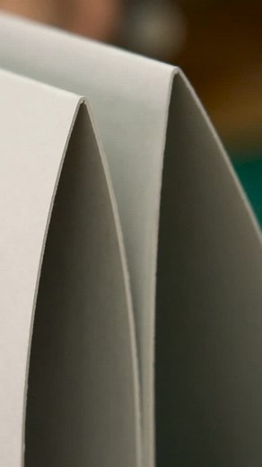 Folding heavyweight materials like bristol board doesn’t have to mean cracked or messy edges. The key? Score on the reverse side. Then, flip the board over and fold up along the side with the groove. Clean, professional folds every time ✨📂 • • • #talasonline #bookbinding #bookarts #studiotips #papercraft | TALAS