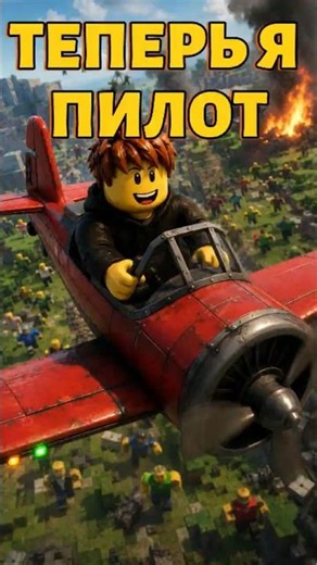 I'M A PILOT NOW ✈️ Roblox Land or Die! #shorts