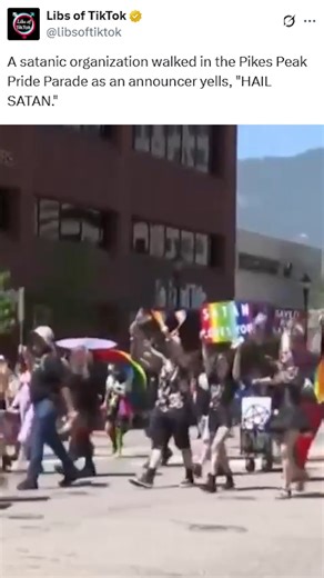 And it's met with cheers... Demonic | Libs of Tik Tok