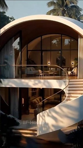Modern Circular House Design | Exterior & Interior Showcase #home #architecture #luxuryhomes