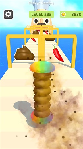 Sandwich Runner Level 295 😱 Yuck Poop Challenge #shorts