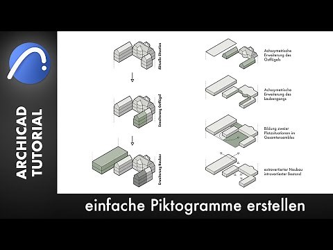 Einfache Piktogramme/Isometrien erstellen - ARCHICAD 24 [Tutorial Deutsch]