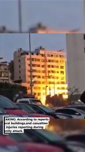 BREAKING: Israeli Missiles Hit Lebanon – Buildings Collapse | Unverified Video #iran #israel