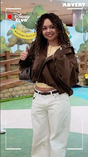 Tiana Wilson explores Winnie the Pooh’s world 🥺🍯 ‪@DisneyClubUK‬ AD