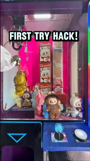 Golden LABUBU Claw Machine Hack! 🤯