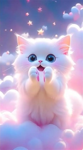 cute kitty dance #animatedstory #animalsongs
