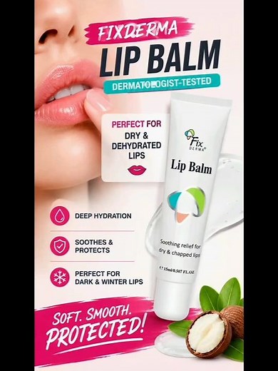 💋 Fixderma Lip Balm Review | Deep Hydration for Dry & Chapped Lips