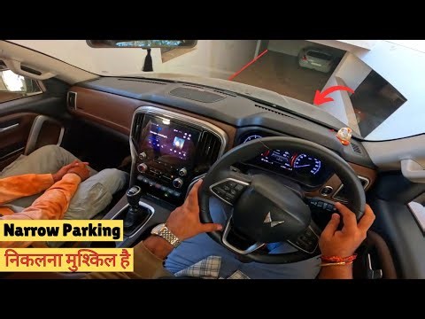 Scorpio N Narrow Lane Parking Challenge 🥵