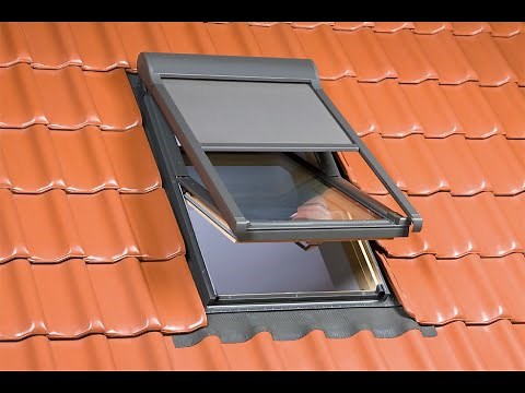 FAKRO AMZ z-wave installation on FAKRO z-wave roof window