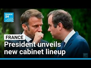 France's president unveils new cabinet lineup • FRANCE 24 English