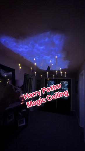 DIY Harry Potter Magic Ceiling Tutorial with Floating Candles