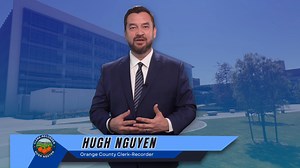 1.7K views |  We’re thrilled to present our new video showcasing the top-notch services we offer! As your elected Clerk-Recorder, I am committed to providing exceptional customer service at the lowest cost in California.  Watch the video to learn more about how we serve our community every day. #OCRecorder #TeamHughNguyen #OrangeCounty #SantaAna #LagunaHills #Anaheim #OCArchives #OrangeCountyClerkRecorder #EmilioRivera | Orange County Clerk-Recorder Hugh Nguyen | Facebook