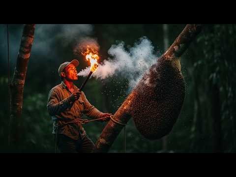 Secrets of How Locals Collect Giant Honey Bees Using Traditional Forest Knowledge