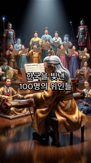 한국인 국룰 노래! 100명의 위인들 1절 암기 챌린지 🇰🇷 #한국사#한국을빛낸100명의위인들 #1절 #역사쇼츠