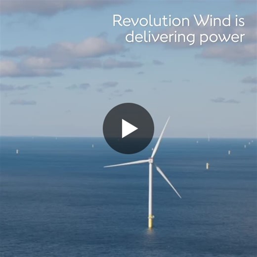 Big milestone: first power from Revolution Wind offshore wind farm. At a time when demand for reliable electricity supply is growing, the 704 MW Revolution Wind offshore wind farm is now delivering… | Rasmus Errboe