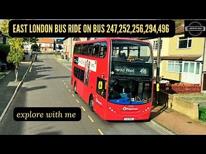🚌 26 miles East London Bus Adventure through hidden streets of East London🌞🍂