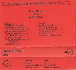 David Bowie - Low
