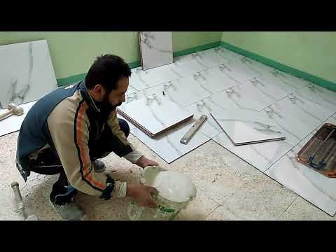 لصق سيراميك علي البلاط القديم بدون تكسيرلتواصل 01004479701‘ceramic installation