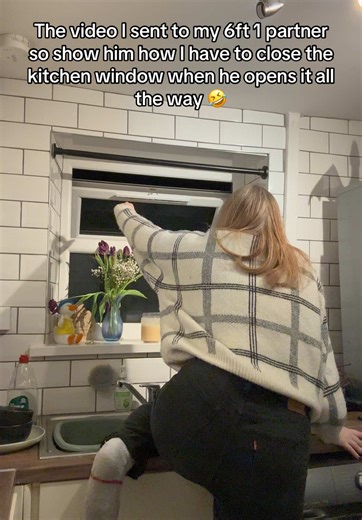 Closing the Kitchen Window Humor with My Partner