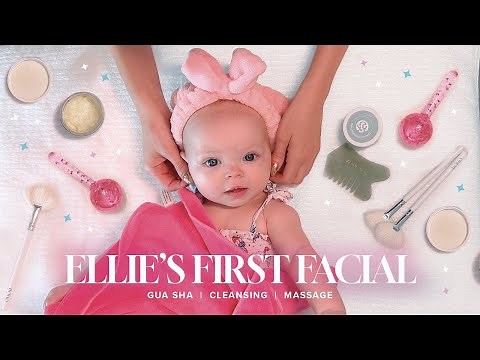Baby Ellie ASMR Facial | Kay&Tay's Mommy and Me Spa Day