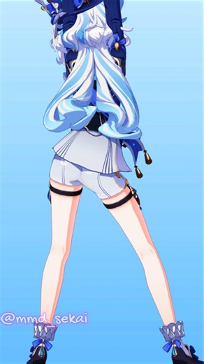 [MMD 原神] Furina (芙宁娜/フリーナ)-Masivo #furina #genshinimpact #mmd