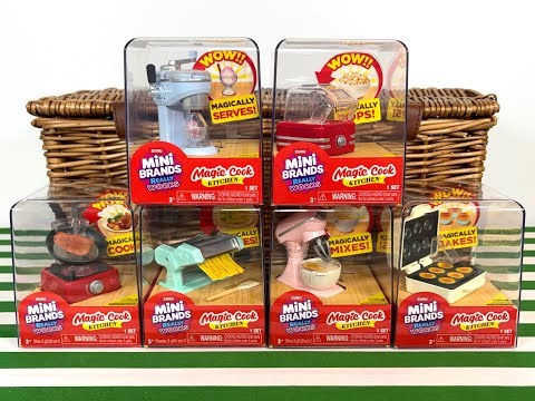 Unboxing Mini Brands Really Works Magic Cook Kitchen Sets!