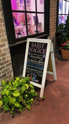 Mini tour of Sassy. #sassymagick #sassymagickneworleans #sassymagicknola #magic #witch #witchtok #neworleans #nola #youngesttarotreader #sassy #magick #neworleanswitch #occult #occultshop #voodoo #witchshop