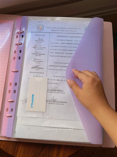 Organize Your Important Documents with a Long Binder Folder