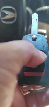 2007 Acura TL manual remote programming