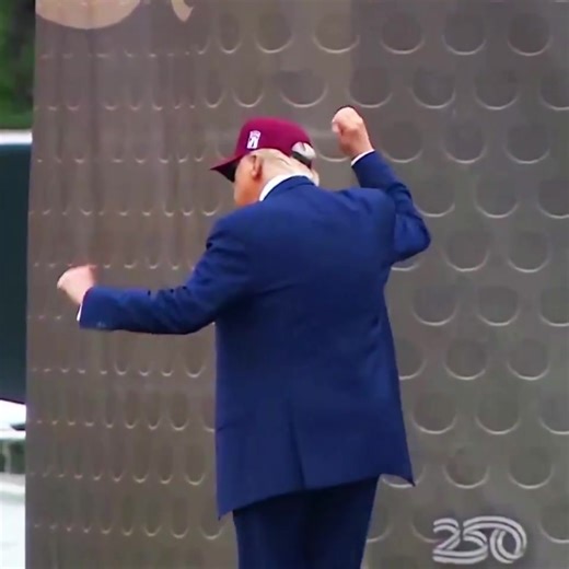 President Trump enjoying being the Commander In Chief today. | Michael Berry