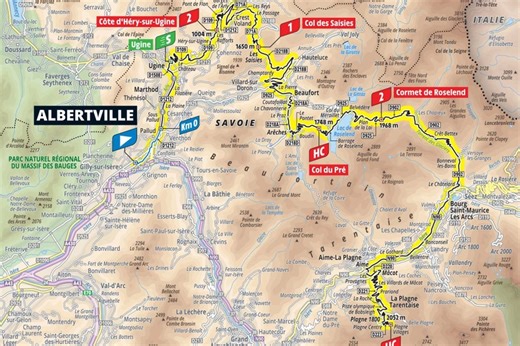 Tour de France stage 19: New route map and profile revealed after race altered to avoid cow culling