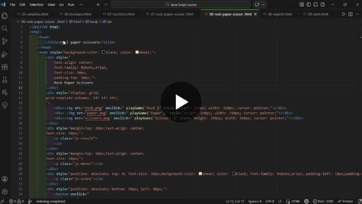 Rock Paper Scissors Game in HTML CSS JavaScript | SHASHANTH REDDY posted on the topic | LinkedIn