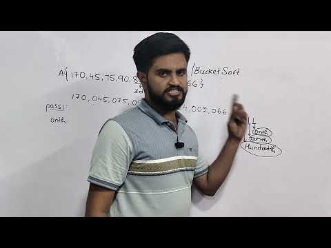 Radix / bucket Sorting , part 3 | Data structure and algorithms |VTU , all universities