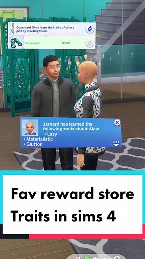 Best Reward Store Traits in The Sims 4