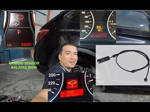CAMBIO SENSOR DESGASTE TRASERO FRENOS BMW