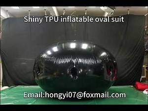 TPU inflatable oval ball suit