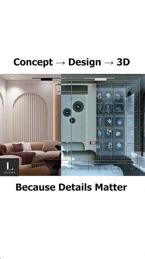 Sketch to Reality | 2D to 3D Interior Transformation | latest interiors