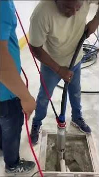 CÓMO SE INSTALA UNA BOMBA SUMERGIBLE ( desde cero )